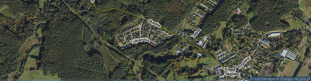 Zdjęcie satelitarne Makowa ul.